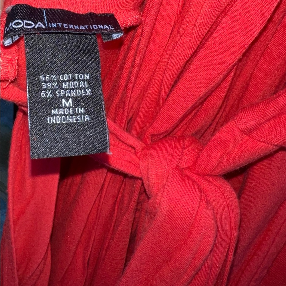 VS moda international red wrap dress - Picture 4 of 6